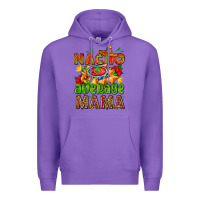 Purple nacho average mama with nacho Premium Hoodie - AdoDesignShop