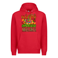 Red nacho average mama with nacho Premium Hoodie - AdoDesignShop