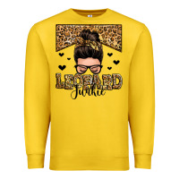 Lemon leopard junkie messy bun Premium Sweatshirt - Zillion Design Studio