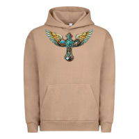 Pigment Burro western cross wings Urban Hoodie - BarkalooDesign
