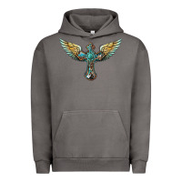 Pigment Tornado western cross wings Urban Hoodie - BarkalooDesign