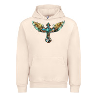 Sandshell western cross wings Urban Hoodie - BarkalooDesign