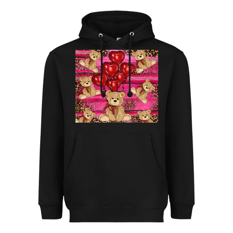 Valentine's Day Tedybear Tumbler Heavyweight Hoodie by RanaPortraitStore | Teevron