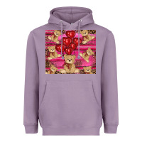 Lavender valentine's day tedybear tumbler Heavyweight Hoodie - RanaPortraitStore