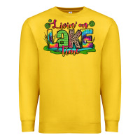 Lemon living on lake time Premium Sweatshirt - Zillion Design Studio