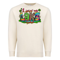 Sandshell living on lake time Premium Sweatshirt - Zillion Design Studio