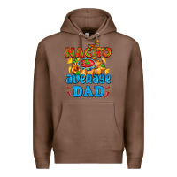 Chestnut nacho average dad with nacho Premium Hoodie - AdoDesignShop
