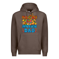 Coffee nacho average dad with nacho Premium Hoodie - AdoDesignShop