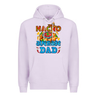 Lilac nacho average dad with nacho Premium Hoodie - AdoDesignShop