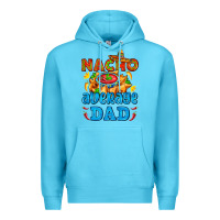 Ocean Blue nacho average dad with nacho Premium Hoodie - AdoDesignShop