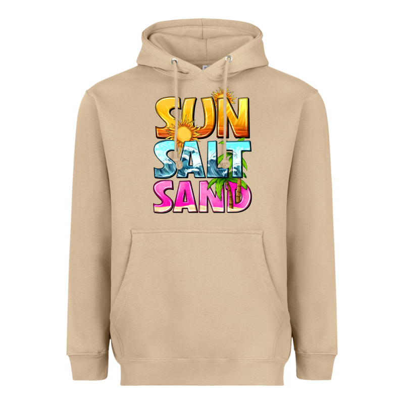 Sun Salt Sand Heavyweight Hoodie by texasbilliewilder | Teevron