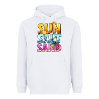 White sun salt sand Heavyweight Hoodie - texasbilliewilder