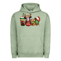 Pigment Oil Green christmas baby calf coffee cups Urban Hoodie - Jasminsmagicworld