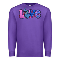 Purple love stitch Premium Sweatshirt - Zillion Design Studio