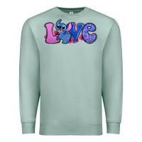 Seafoam love stitch Premium Sweatshirt - Zillion Design Studio