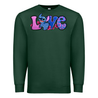 Sports Green love stitch Premium Sweatshirt - Zillion Design Studio