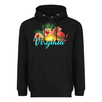 Black summer virginia Heavyweight Hoodie - texasbilliewilder