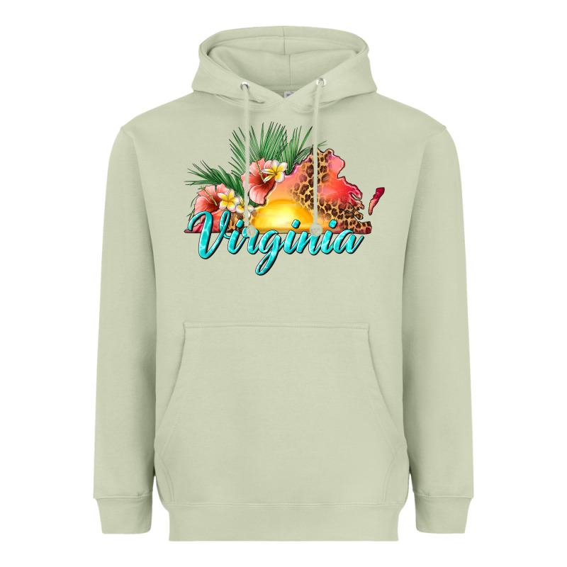 Summer Virginia Heavyweight Hoodie by texasbilliewilder | Teevron