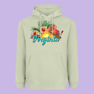 Summer Virginia Heavyweight Hoodie Designed By Texasbilliewilder