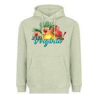 Matcha summer virginia Heavyweight Hoodie - texasbilliewilder