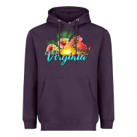 Plum summer virginia Heavyweight Hoodie - texasbilliewilder
