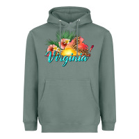 Sage summer virginia Heavyweight Hoodie - texasbilliewilder