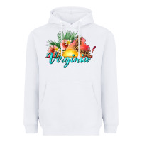 White summer virginia Heavyweight Hoodie - texasbilliewilder