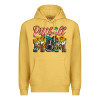 Antique Gold pittbull mom Premium Hoodie - Artiststas