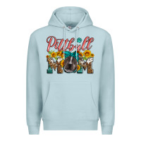 Blue Mist pittbull mom Premium Hoodie - Artiststas