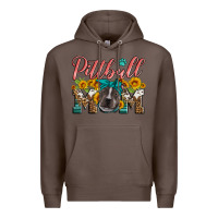 Coffee pittbull mom Premium Hoodie - Artiststas
