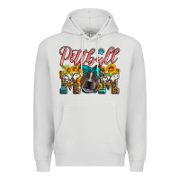 Dove Grey pittbull mom Premium Hoodie - Artiststas