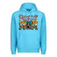 Ocean Blue pittbull mom Premium Hoodie - Artiststas