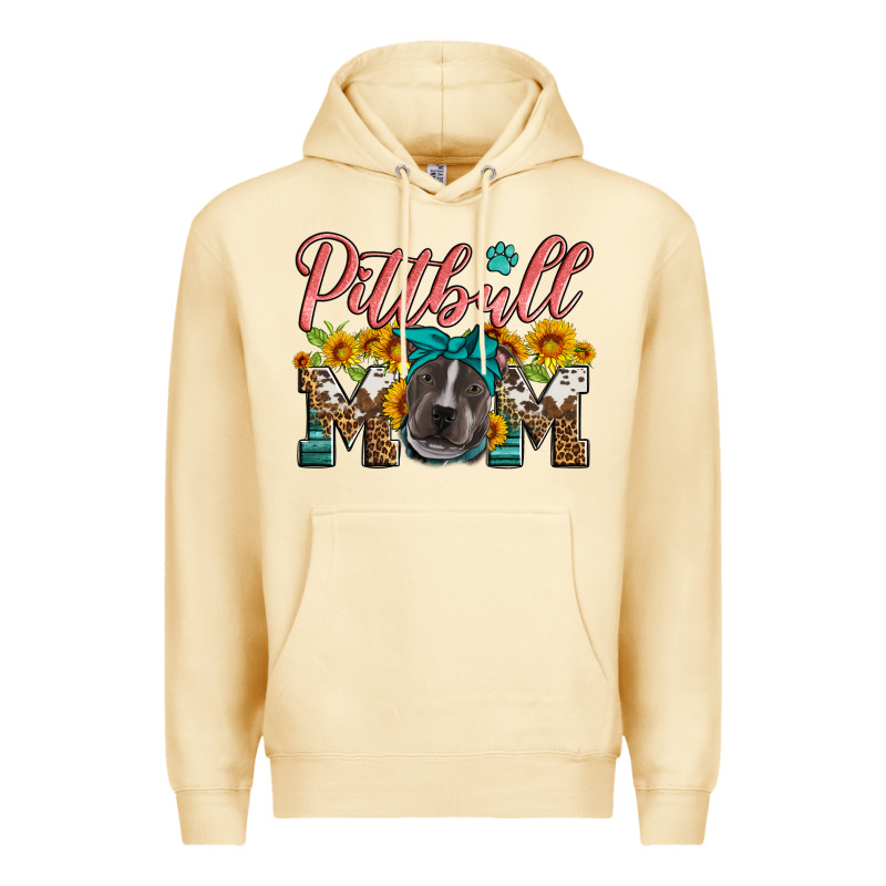 Pittbull Mom Premium Hoodie by Artiststas | Teevron
