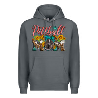 Rock pittbull mom Premium Hoodie - Artiststas