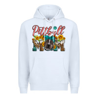 White pittbull mom Premium Hoodie - Artiststas