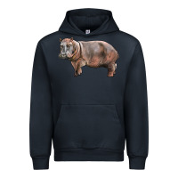 Navy hippopotamus Urban Hoodie - LillyAllenDesigns