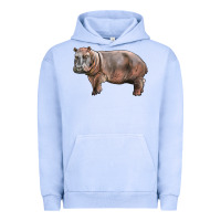 Pigment Grape Ice hippopotamus Urban Hoodie - LillyAllenDesigns