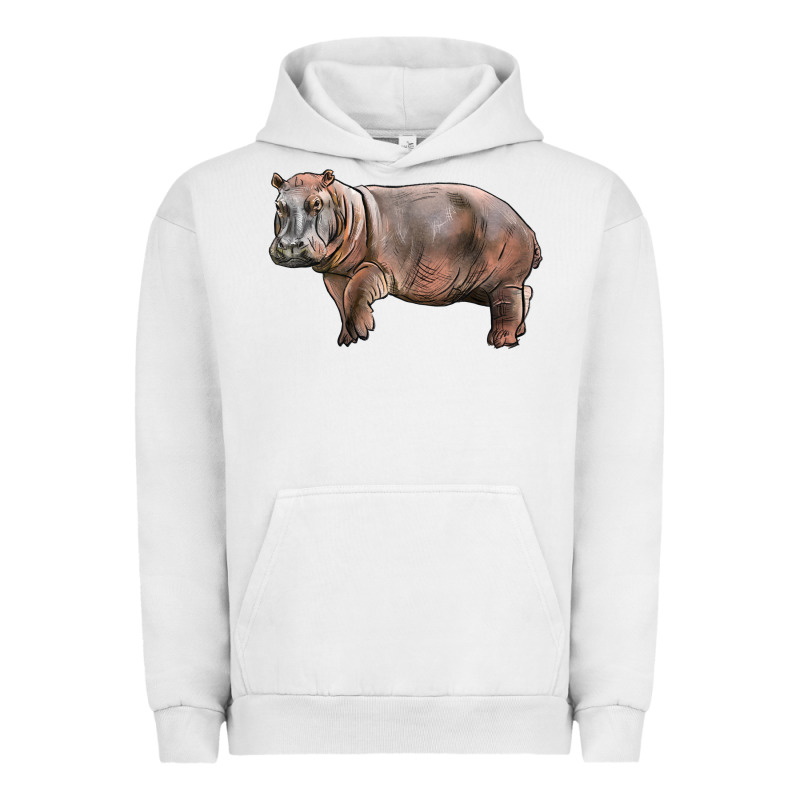 Hippopotamus Urban Hoodie by LillyAllenDesigns | Teevron