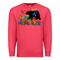 Cardinal mama bear autism Premium Sweatshirt - Zillion Design Studio
