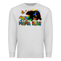 Dove Grey mama bear autism Premium Sweatshirt - Zillion Design Studio