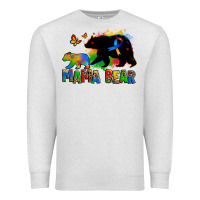 Oatmeal Heather mama bear autism Premium Sweatshirt - Zillion Design Studio