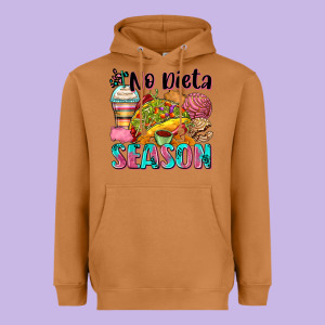 No Dieta Season Heavyweight Hoodie Designed By Zillion Design Studio