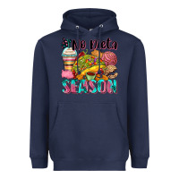 Navy no dieta season Heavyweight Hoodie - Zillion Design Studio