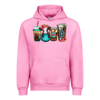 Fuchsia Pink Baby calf coffee cups Urban Hoodie - Jasminsmagicworld
