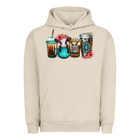Pigment French Oak Baby calf coffee cups Urban Hoodie - Jasminsmagicworld