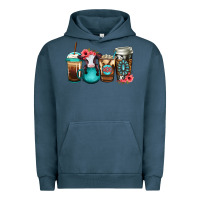 Pigment Midnight Navy Baby calf coffee cups Urban Hoodie - Jasminsmagicworld