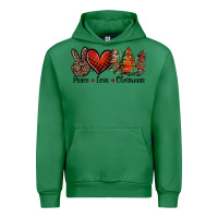 Emerald Peace love western christmas trees Urban Hoodie - Jasminsmagicworld