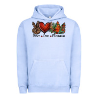 Pigment Grape Ice Peace love western christmas trees Urban Hoodie - Jasminsmagicworld