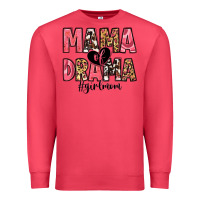 Cardinal mama of drama girl mom Premium Sweatshirt - Zillion Design Studio