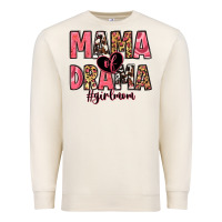 Sandshell mama of drama girl mom Premium Sweatshirt - Zillion Design Studio